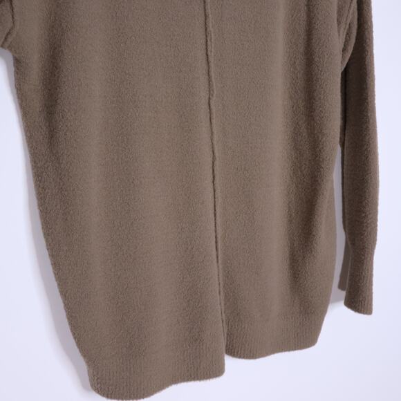 WILFRED FREE Hush Knit V Neck Sweater Shitake Chenille Plush Oversized Women's S - Picture 5 of 10